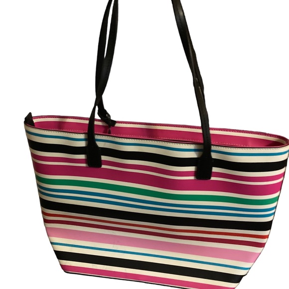 Awesome striped Kate Spade original  NWT Tote - Picture 2 of 6